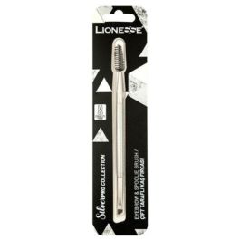 Lionesse Double Sided Eyebrow Brush - Silver